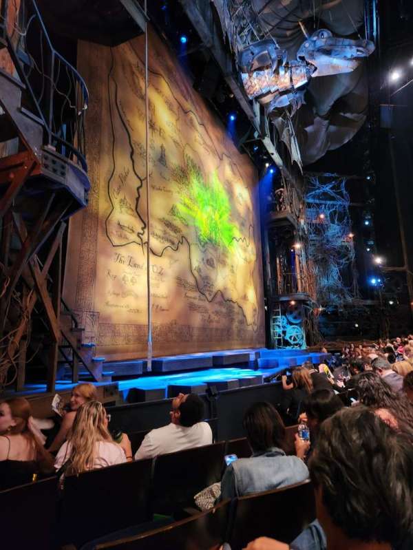 Gershwin Theatre, section: Orchestra L, row: A, seat: 15
