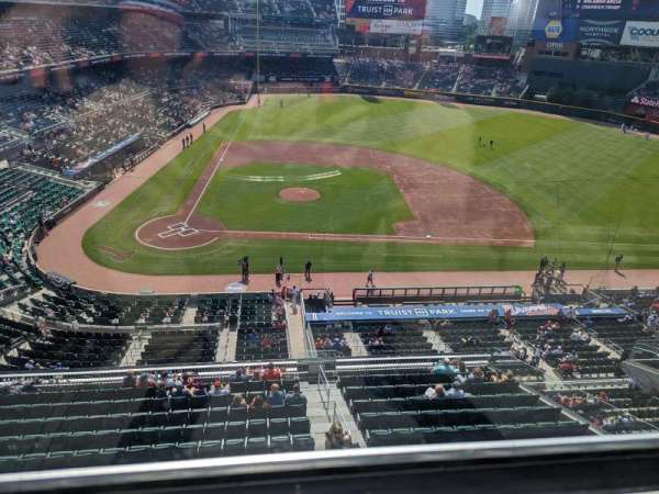 Truist Park, section: 322, row: 1, seat: 7