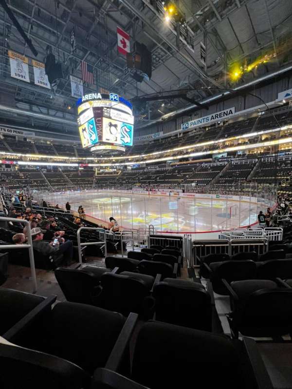 PPG Paints Arena, section: 109, row: M, seat: 13