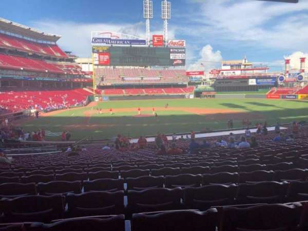 Great American Ball Park, section: 127, row: JJ, seat: 8