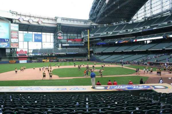 American Family Field, section: 122, row: 19, seat: 8