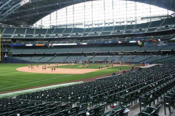 American Family Field, section: 127, row: 19, seat: 8