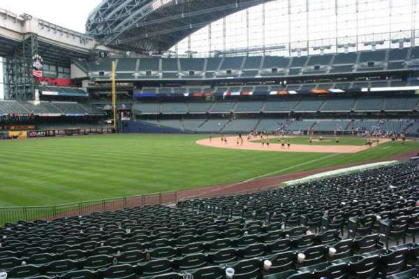 American Family Field, section: 129, row: 23, seat: 9