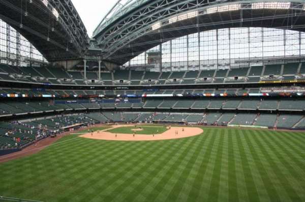 American Family Field, section: 201, row: 1, seat: 4