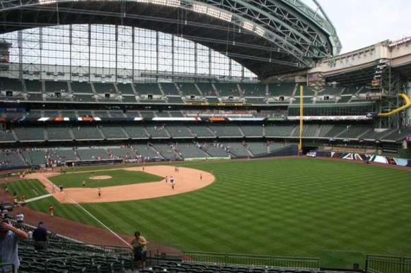 American Family Field, section: 206, row: 16, seat: 7
