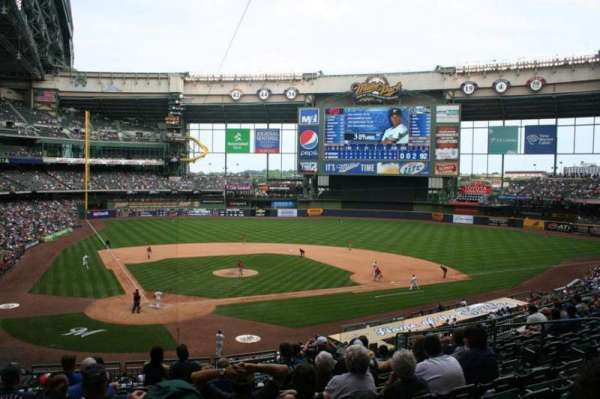 American Family Field, section: 216, row: 10, seat: 6