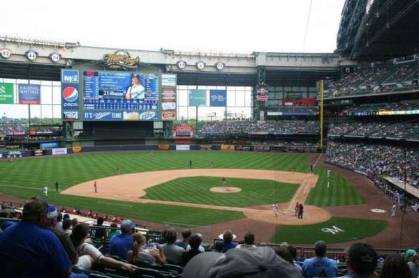 American Family Field, section: 221, row: 10, seat: 10