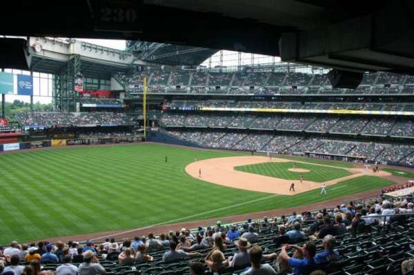 American Family Field, section: 230, row: 18, seat: 15
