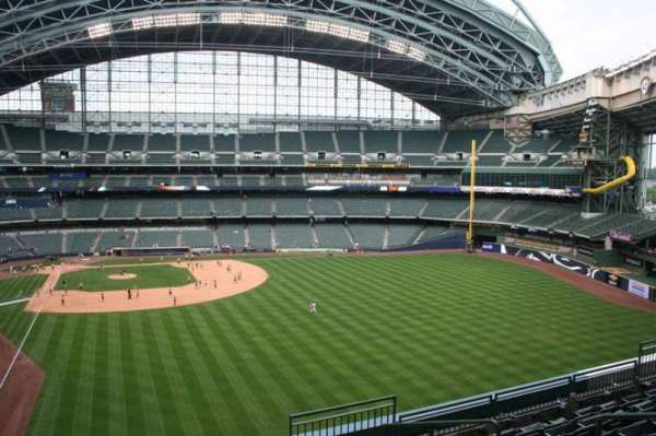 American Family Field, section: 304, row: 7, seat: 6