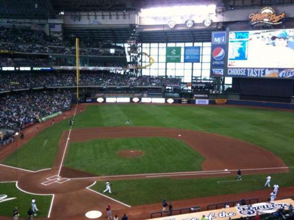 American Family Field, section: 323, row: 1, seat: 1
