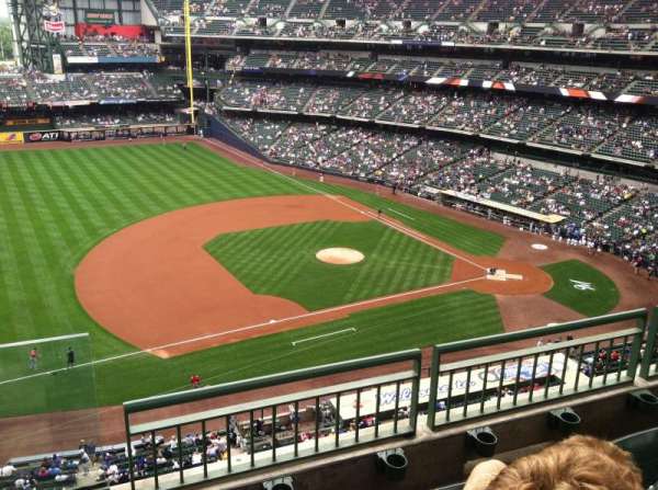 American Family Field, section: 431, row: 3, seat: 12