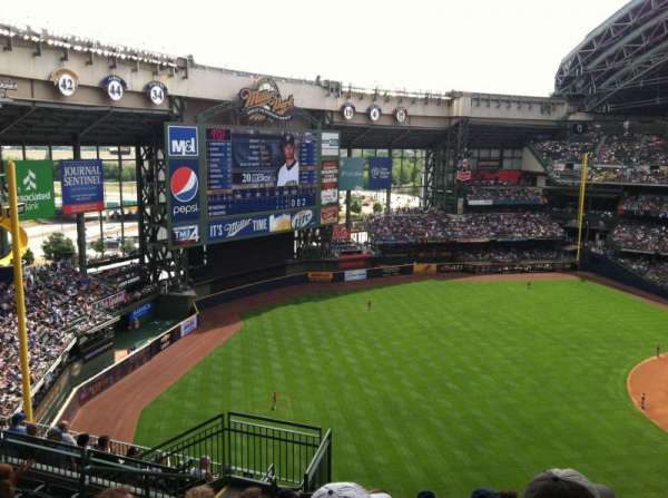 American Family Field, section: 435, row: 15, seat: 12