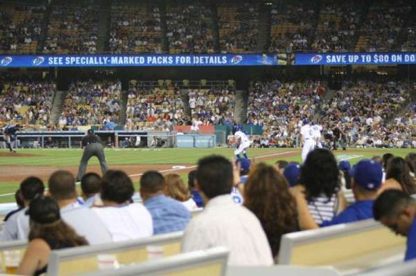 Dodger Stadium, section: 43FD, row: A, seat: 4