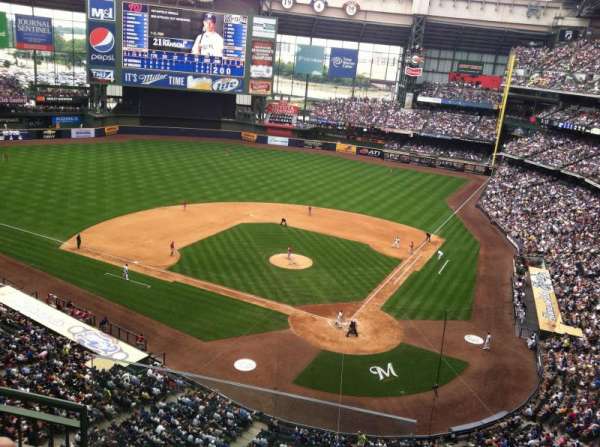American Family Field, section: 424, row: 3, seat: 20