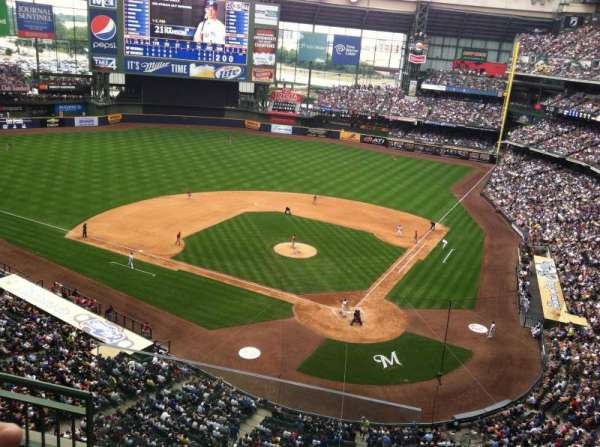 American Family Field, section: 423, row: 4, seat: 13