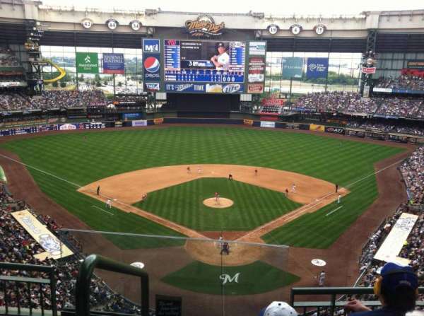 American Family Field, section: 421, row: 4, seat: 13