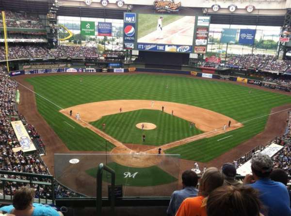 American Family Field, section: 420, row: 3, seat: 20