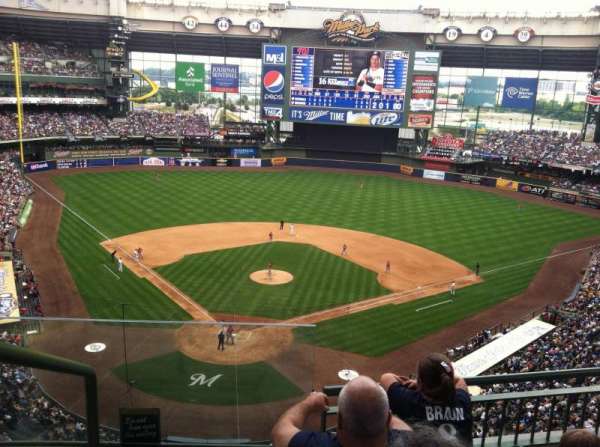 American Family Field, section: 419, row: 4, seat: 13