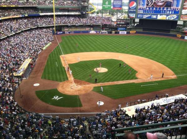 American Family Field, section: 417, row: 4, seat: 13