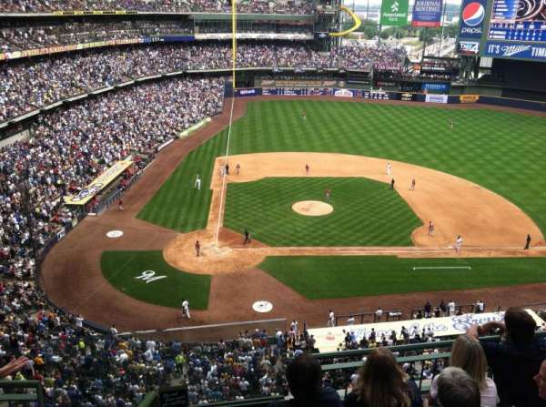 American Family Field, section: 416, row: 3, seat: 20