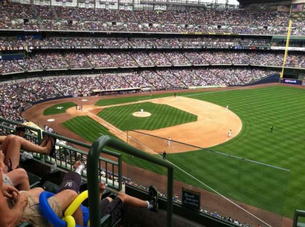 American Family Field, section: 407, row: 4, seat: 13