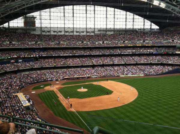 American Family Field, section: 405, row: 4, seat: 13