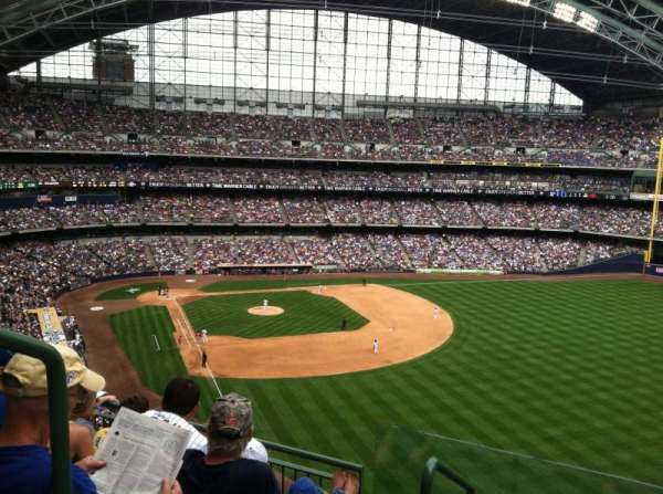 American Family Field, section: 404, row: 3, seat: 20