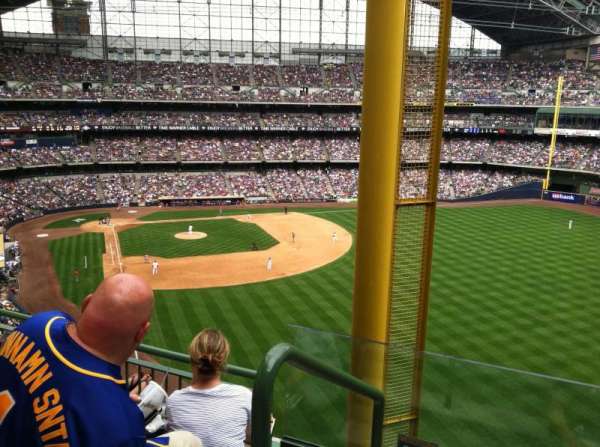 American Family Field, section: 404, row: 8, seat: 23