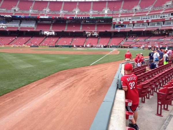 Great American Ball Park, section: 111, row: G, seat: 17