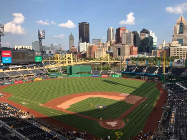 PNC Park, section: 318, row: H, seat: 1