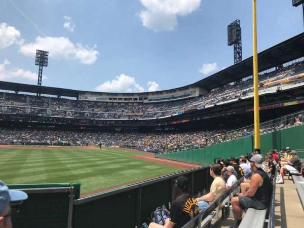 PNC Park, section: 135, row: D, seat: 1