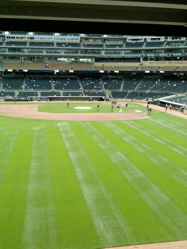 Target Field, section: 231, row: 3, seat: 12