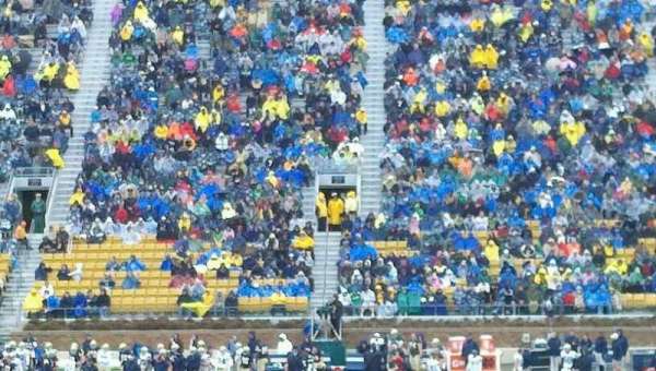 Notre Dame Stadium, section: 10, row: 23, seat: 10