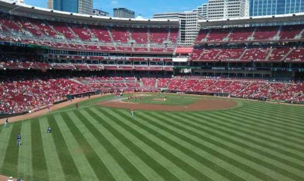 Great American Ball Park, section: 143, row: y, seat: 1