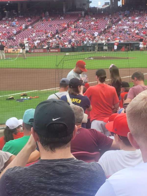 Great American Ball Park, section: 112, row: K, seat: 10