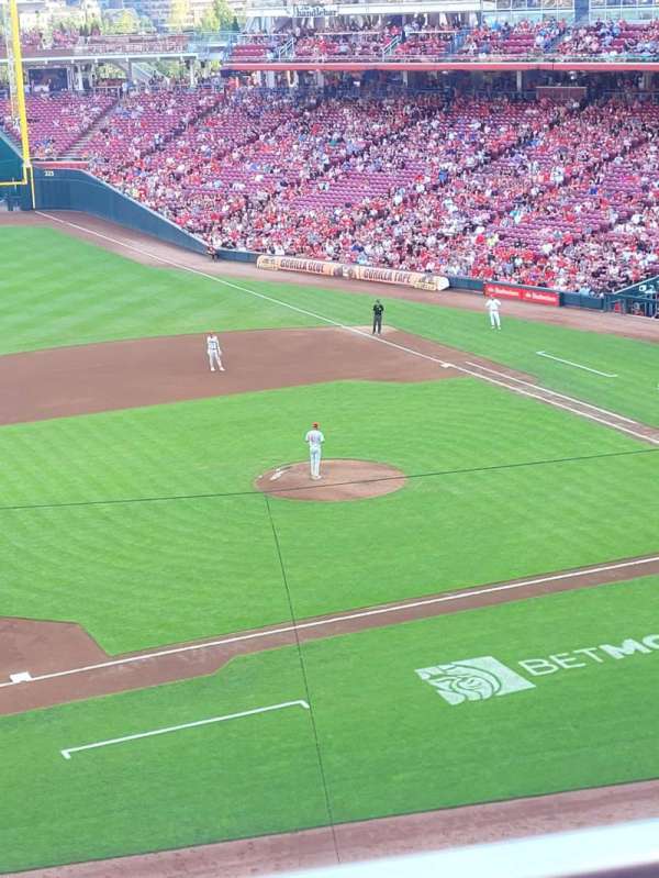 Great American Ball Park, section: 413, row: A, seat: 7