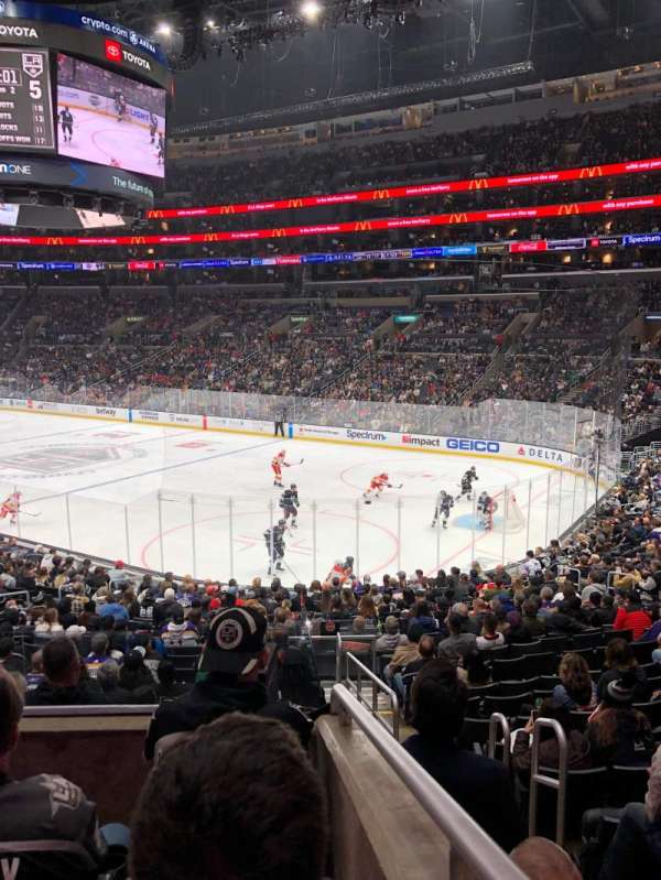 Crypto.com Arena, section: PR1, row: 3, seat: 10