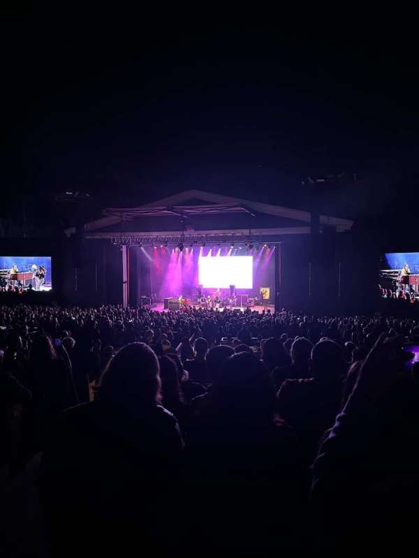 The Greek Theatre, section: B Right, row: J, seat: 4