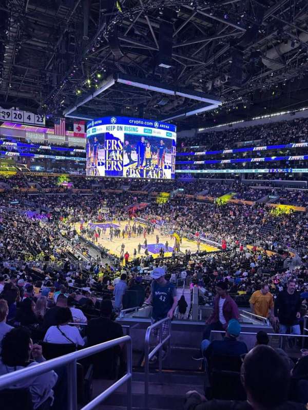 Crypto.com Arena, section: 209, row: 12, seat: 26