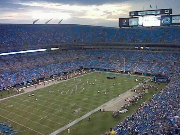 Bank of America Stadium, section: 525, row: 13