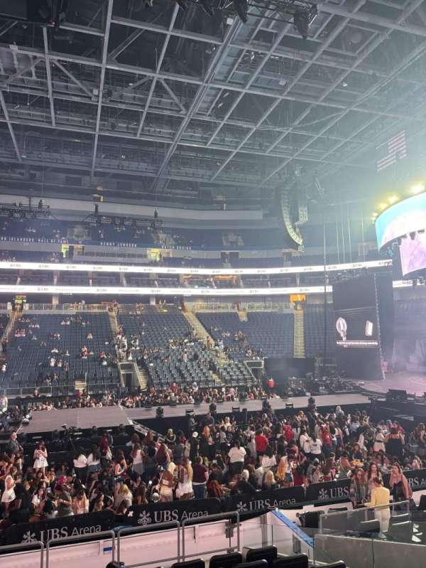 UBS Arena, section: 103, row: 12, seat: 22