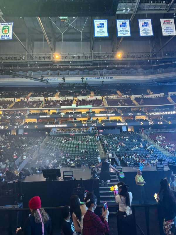 Prudential Center, section: 8, row: 1, seat: 6