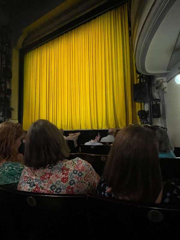 Fortune Theatre, section: Stalls, row: E, seat: 18