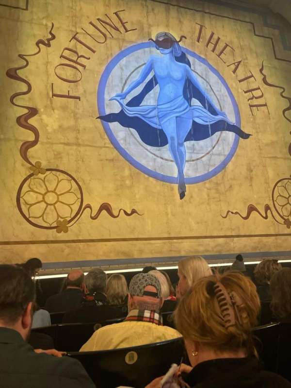 Fortune Theatre, section: Stalls, row: E, seat: 7