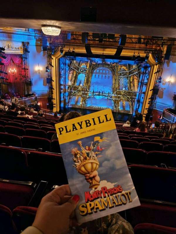 St. James Theatre, section: Mezzanine C, row: P, seat: 106