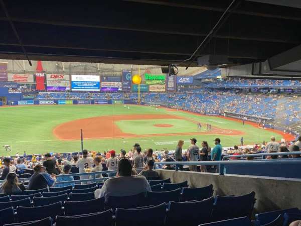Tropicana Field, section: 119, row: WW, seat: 6