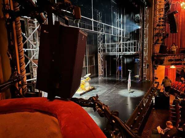 Bernard B. Jacobs Theatre, section: Left Boxes, row: B, seat: 1