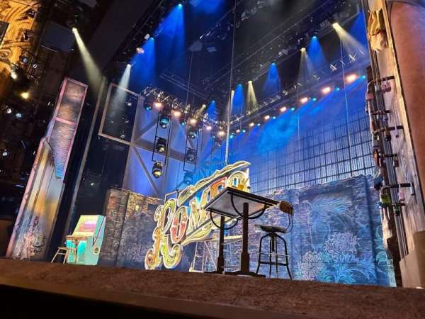 Stephen Sondheim Theatre, section: Orchestra R, row: A, seat: 8
