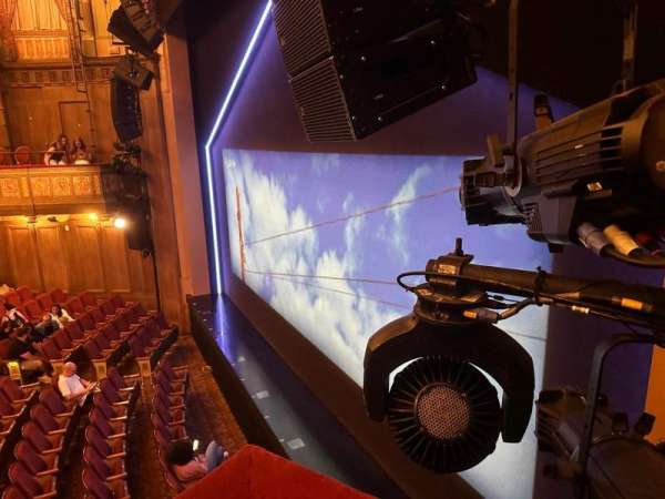Booth Theatre, section: Box R, row: A, seat: 1