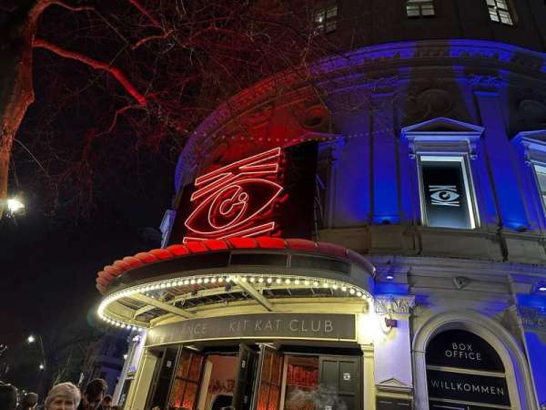Playhouse Theatre, section: Stalls, row: F, seat: 23